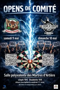 Opens de Comité – DARTS DES MARTRES
