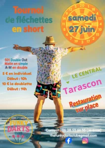 Tournoi de fléchettes en short